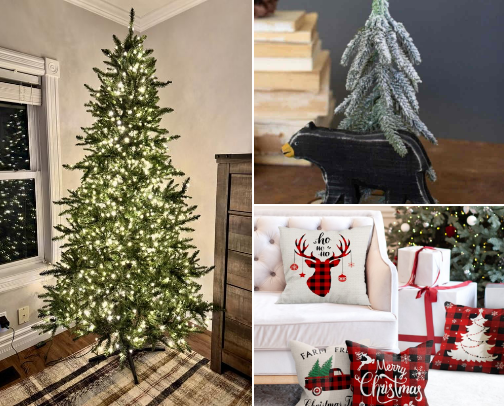 What a Rustic Christmas! cover photo collage