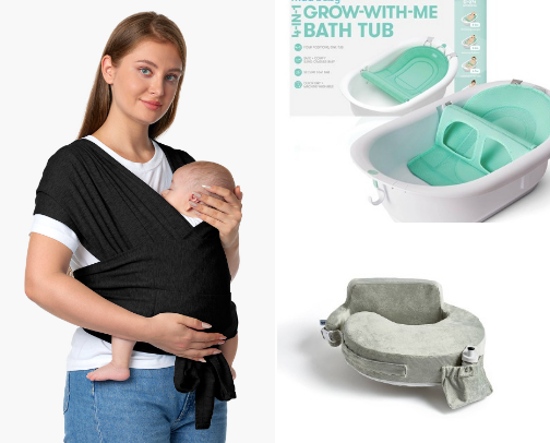 Most Used Newborn Items cover photo collage