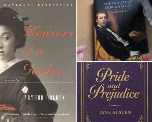 My favorite book recs cover photo collage