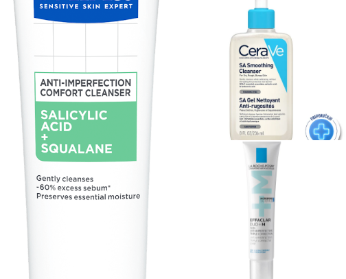 smooth skin: comedones control cover photo collage