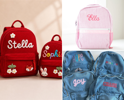 20 Best Personalized Kids Backpacks on Etsy 2026: Cute, Custom & Handmade Picks cover photo collage