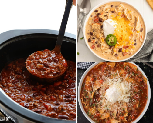 Crockpot soups to try this Winter cover photo collage