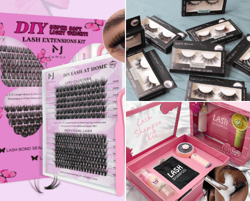 eyelashes ✨ cover photo collage