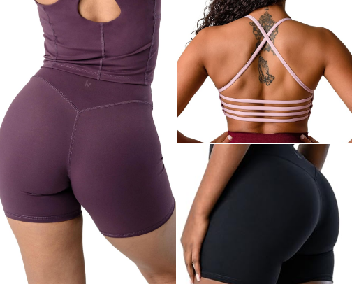 Affordable workout attire cover photo collage