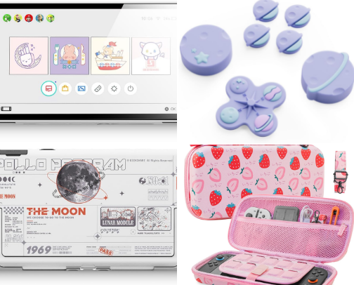 Nintendo Switch Accessories cover photo collage