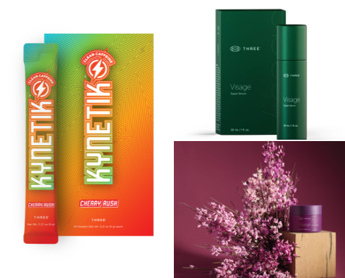 Three International cover photo collage