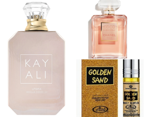 Perfumes cover photo collage