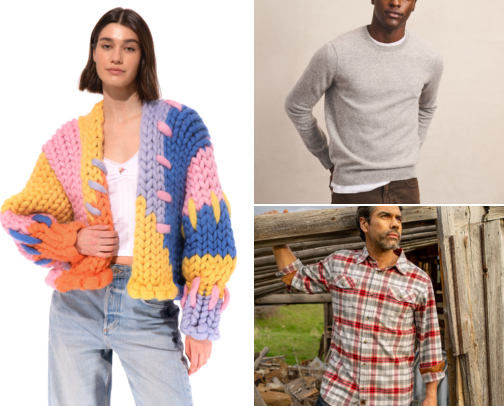 Best Fall Layering Essentials for Women: 15 Chunky Cardigans, Shackets and Cozy Sweater-Weather Layers cover photo collage