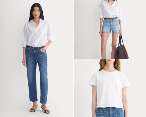 My favorite clothing staples cover photo collage