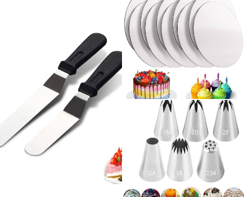 Cake Supplies for a Beginner cover photo collage