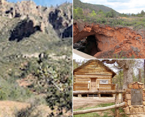 Hiking and places to visit in Pine, Arizona cover photo collage