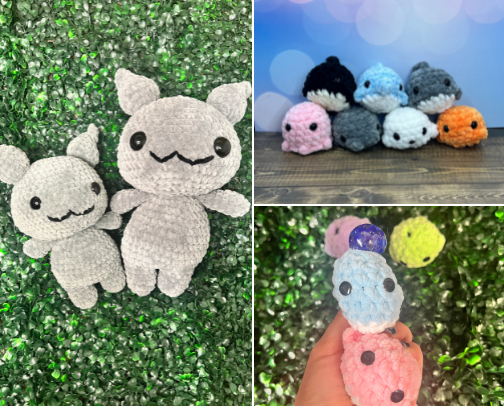 Crochet patterns cover photo collage