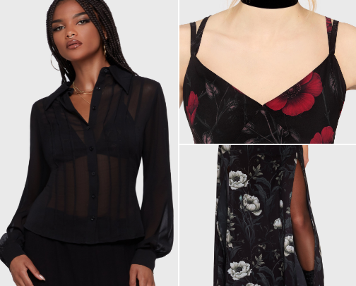 Clothing cover photo collage