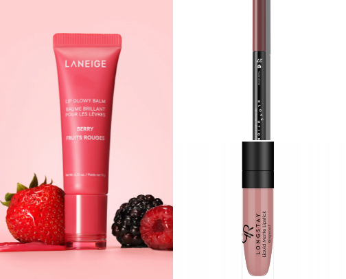 Lip products💄 cover photo collage