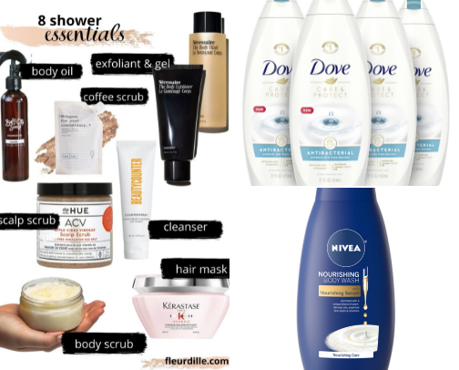 The Ultimate Shower Routine for Glowing Skin ✨ | Daily Self-Care Essentials cover photo collage