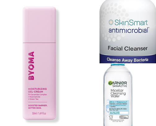 Skincare cover photo collage