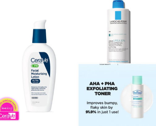 Skin care cover photo collage