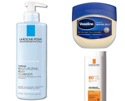 Skincare I swear by as someone with adult acne! cover photo collage