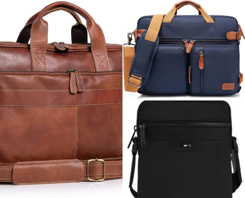 Men's Bags Edit- " On the Move" cover photo collage