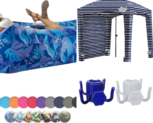 Beach Vacation: Beach Gear Edition cover photo collage