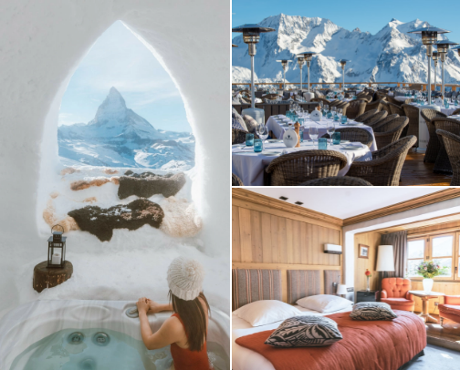 How to Ski-Resort in Europe for the travelers who (don't) ski ⛷️❄️ cover photo collage