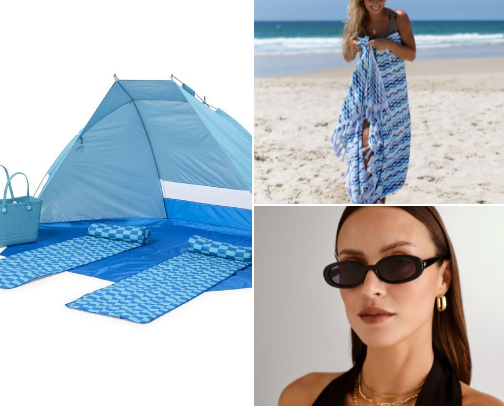 All summer essentials 🌞👙🍉 cover photo collage