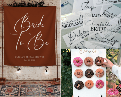 Party Decor for Bridal Shower cover photo collage