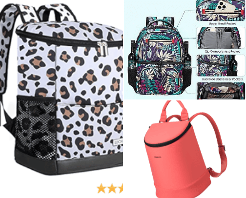 Backpack Coolers cover photo collage