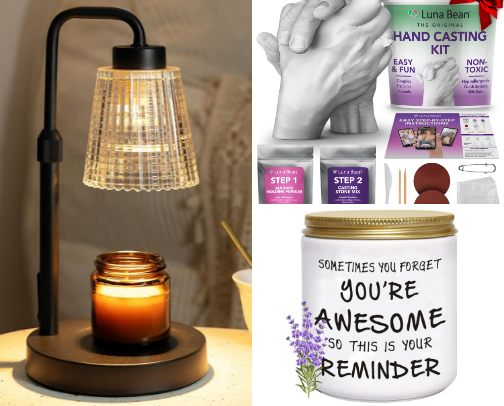 Top Trending Gift Ideas Under $50 for Women 2025 – Cute, Useful, Personalized & Self-Care Gifts for Her (Birthday, Christmas, Anniversaries) | sister, couples, her, bestie cover photo collage