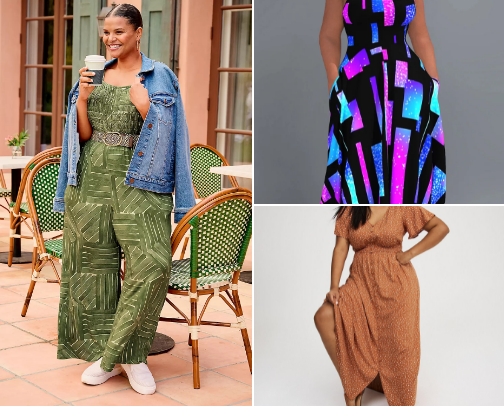 My Plus Size closet favorite stores cover photo collage