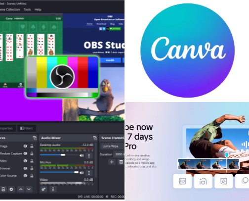 The Software I Use for my Videos cover photo collage