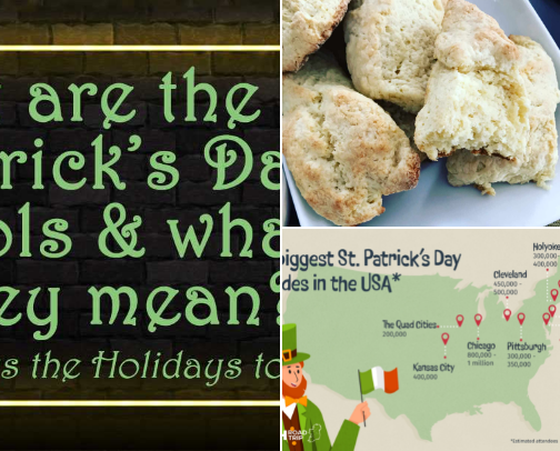 ST. PATRICK'S DAY HISTORY, FOOD AND FUN IDEAS cover photo collage