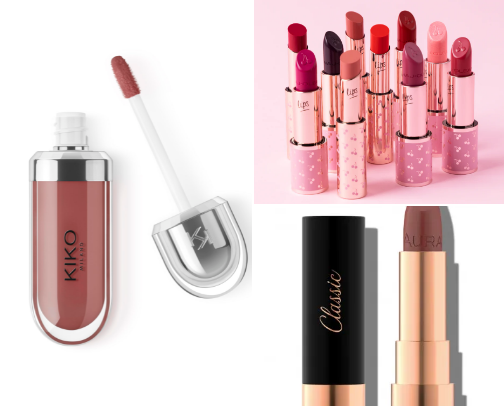 Lips products cover photo collage