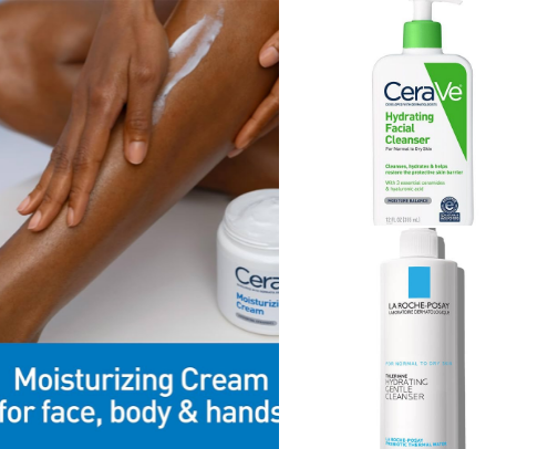 skincare cover photo collage