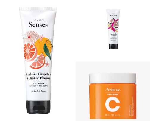 My favorite Avon products cover photo collage