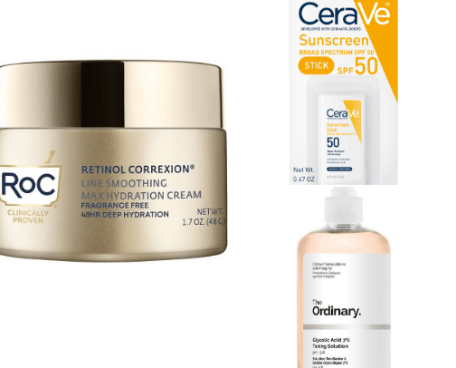 Skin care for over 50 cover photo collage