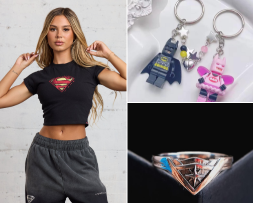 dc comics girlie gift guide cover photo collage