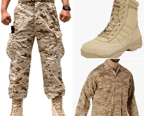 Desert Camouflage Explorer Gear (Full Set) cover photo collage