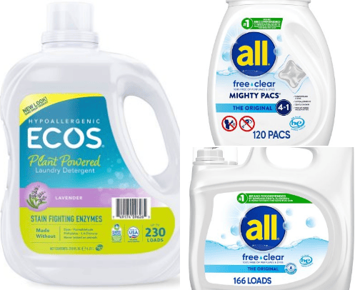 Asthma, Allergy, and Eczema Friendly Options cover photo collage