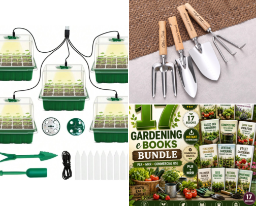 My Little Garden 🌱 | Beginner Gardening Essentials cover photo collage