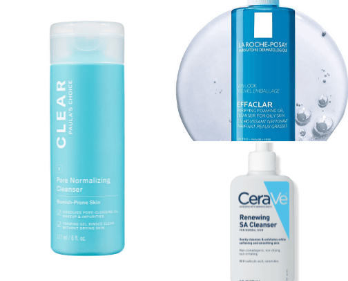 the best skincare for oily and acne prone skin :) cover photo collage
