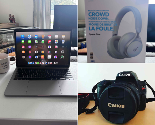 Technology cover photo collage