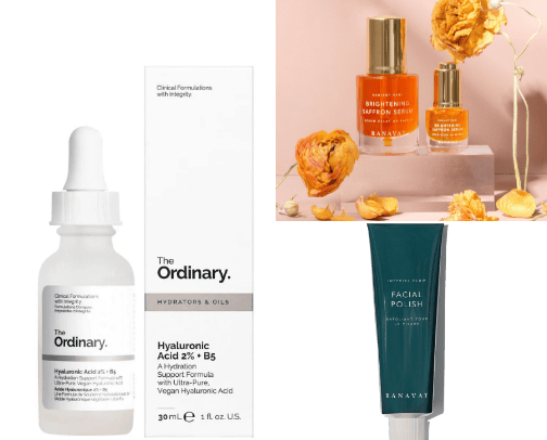 Skincare Favourites cover photo collage