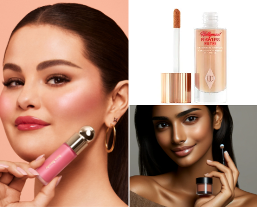 Blush cover photo collage