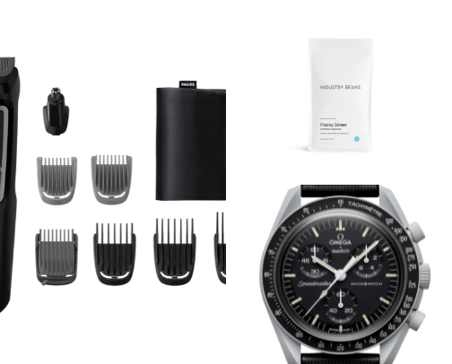 Him Essentials: Gift Basket Ideas cover photo collage