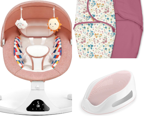 Items on my baby girls registry🎀🤍 cover photo collage
