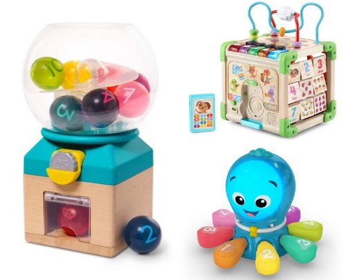 Developmental Baby/Toddler Toys cover photo collage