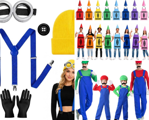 Family Halloween Costume Ideas cover photo collage