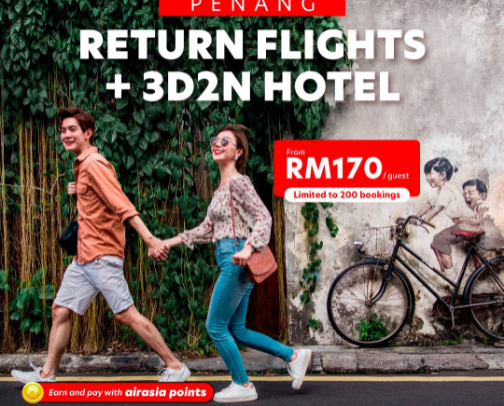 Airasia booking flight promo cover photo collage