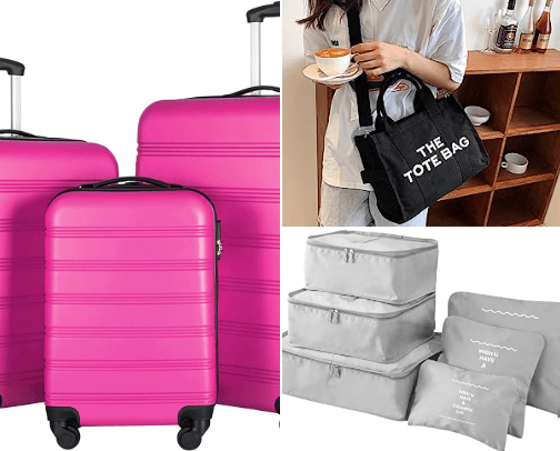 Travel Bags cover photo collage